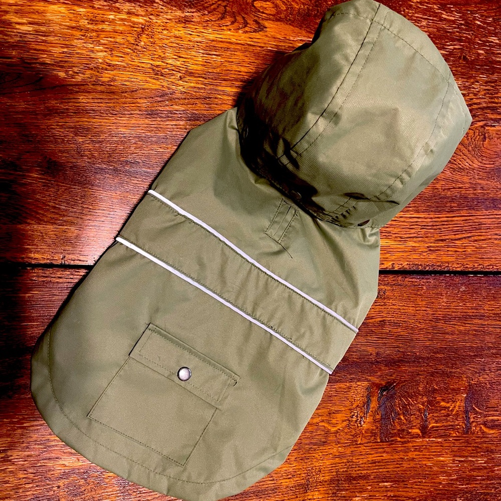 Telluride Clothing Company Dog Rain Jacket with Detachable Hood